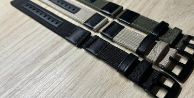 Univerzális okosóra pótszíj (vászon + bőr) - 22mm ( óraszíj )0