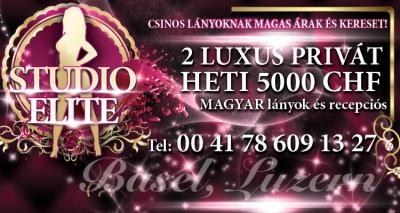 Basel és Luzern luxus stúdiói rád várnak 50% leadóval és escort lehető0