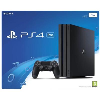 Sony PlayStation 4 Pro Jet Black 1TB (PS4 Pro 1TB) Játékkonzol0
