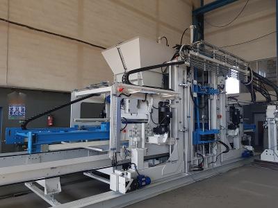 Helyhez kötött tömbsor beton elemek gyártásához SUMAB R-15000