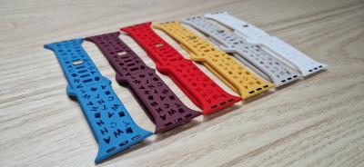 Apple Watch betű mintás szilikon óraszíj0