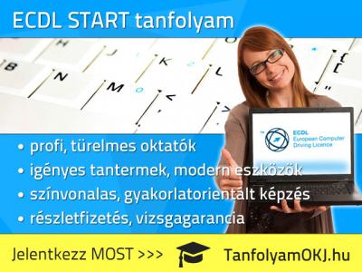 ECDL START tanfolyam Budapesten0