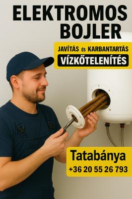 Elektromos bojler szerelő Tatabánya javítás, karbantartás,0