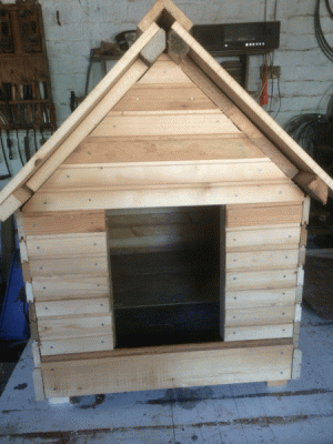 Kutyaház készítés0