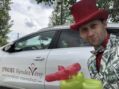 Lufihajtogatás bohócműsor0