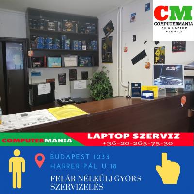 Számítógép-laptop szervíz Óbudán. Felár nélküli gyors szervizelés0