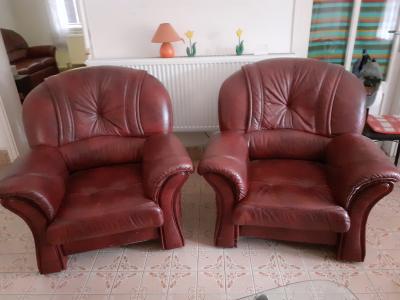 Eladó egy bőr ülőgarnitúra0