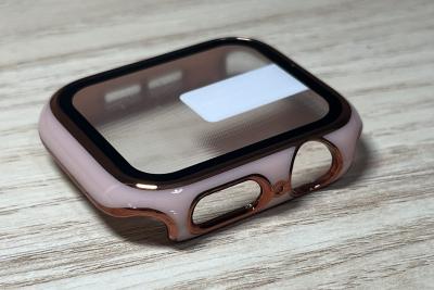 Apple Watch rózsaszín műanyag védőtok0