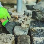 Térkövező német munka0