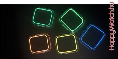 Apple Watch fluoreszkáló műanyag védőtok0