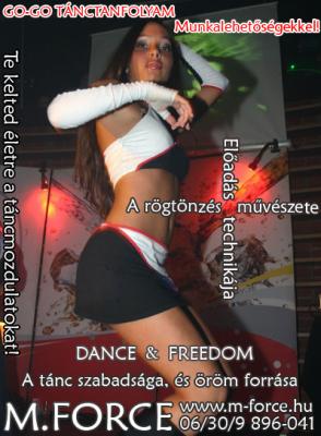 GO-GO TÁNCTANFOLYAM, MUNKALEHETŐSÉGEKKEL!0