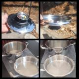 Edények ,lábasok és fedők tükör polírozása.