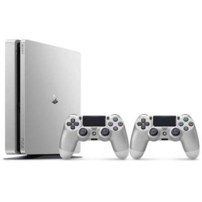 Sony PlayStation 4 Slim Silver + DualShock 500GB konzol0