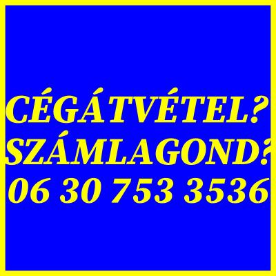Cégátvétel? Számlagond? ÁFA? 06 30 753 35360
