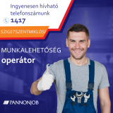 Szigetszentmiklós operátor állás