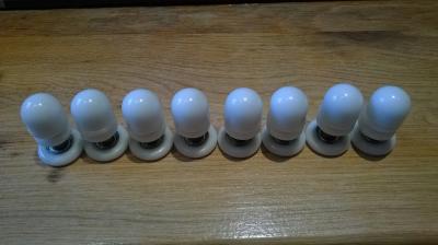 8 darabos zuhanykabin görgők (G40-es féle, 25mm-es görgőkkel)0