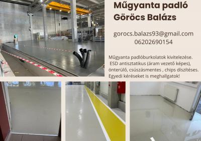Műgyanta padlóburkolatok kivitelezését vállalom.0