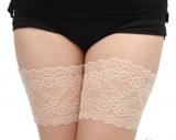 Női csúszásgátlós tapadó szexi virágmintás csipkedekoros combfix2