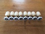 8 darabos zuhanykabin görgők 20mm-es görgőkkel