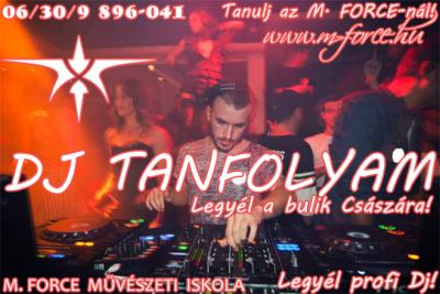 DJ TANFOLYAM, dj karrierépítés, munkalehetőségekkel!0