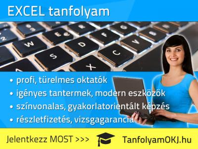 EXCEL tanfolyam Budapesten0