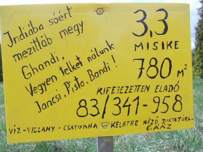 Kehidakustany (780 m2) telek a furdo kornyeken elado0