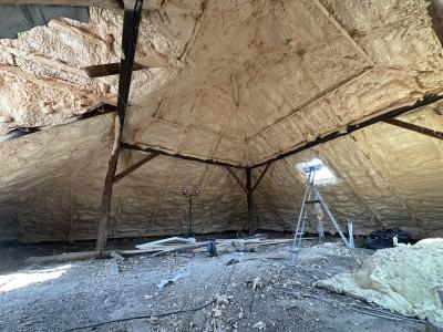 Szórt purhab szigetelés0