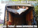Költöztetés - Bútorszállítás Rugalmasan - Unió Teher :-)