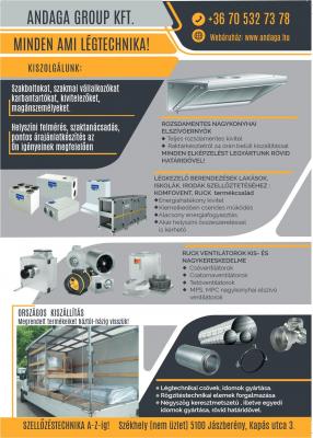 Elszívóernyő gyártás, ventilátorok forgalmazása, nagykonyha szellőzés0