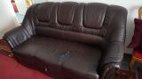 Fekete műbőr ülőgarnitúra eladó1