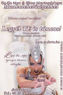 GO-GO TÁNC &SHOW TÁNCTANFOLYAM, MUNKALEHETSÉGEKKEL!0