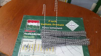 vadháló,drótfonat,kerítésdrót,földszeg,vadriasztó huzal0