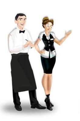 Felszolgáló, kiszolgáló német munka vendéglátásban0