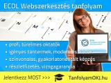 ECDL WEBSZERKESZTÉS tanfolyam Budapesten