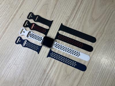 Apple Watch színes sport szilikon szíj (dupla színű)0