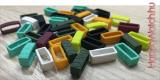 Színes mintás szilikon óraszíj bújtató 20mm óraszíjhoz