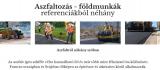 Aszfaltozás és földmunkák és további szolgáltatások Magyarországon