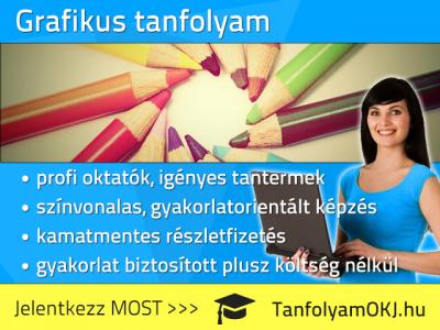 Grafikus OKJ-s tanfolyam Budapesten0