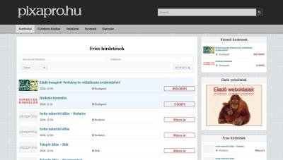 Pixapró.hu hirdetési weboldal eladó0