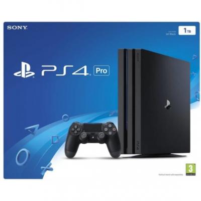 Sony PlayStation 4 Pro Jet Black 1TB (PS4 Pro 1TB) Játékkonzol0