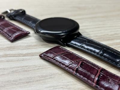 Bambusz mintás bőr óraszíj 20mm0