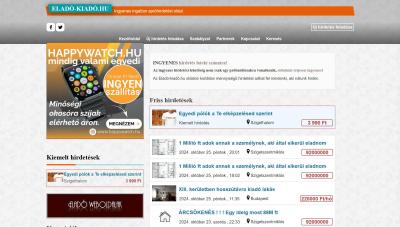 Ingatlanos weboldal eladó: elado-kiado.hu0