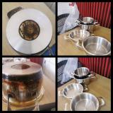 Oxiádált , lábasok felújitása.1