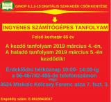 INGYENES SZÁMÍTÓGÉPES TANFOLYAM MISKOLCON! Felső korhatár 65 év.