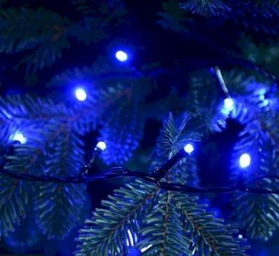 Kék színű, 80 LED-es fényfűzér0
