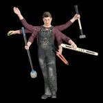 Házmester és szállodai reggeliztető német munka