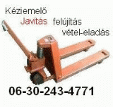 Raklapemelő javítás