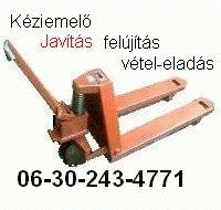 Raklapemelő javítás0